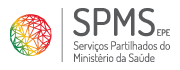 logótipo dos serviços partilhados do ministério da saúde